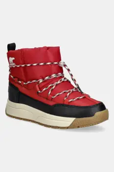 Sorel cizme de iarna WHITNEY III SLIP-ON WP culoarea rosu, 2138501691 imagine