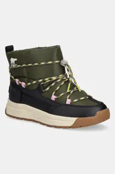 Sorel cizme de iarna WHITNEY III SLIP-ON WP culoarea verde, 2138501355 imagine