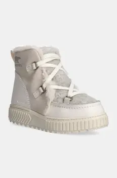 Sorel cizme de zapada din piele intoarsa ONA AVE ALPINE BOOT WP F culoarea bej, 2109381191 imagine