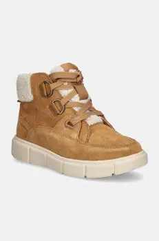 Sorel cizme de zapada din piele intoarsa SOREL EXPLORER III NW LA femei, culoarea maro, 2077961252 imagine