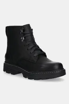 Sorel cizme REVEL RD BOOT LACE WP culoarea negru, cu toc plat, 2144871010 imagine