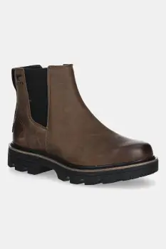 Sorel cizme REVEL RD CHELSEA WP culoarea maro, cu toc plat, 2144881256 imagine