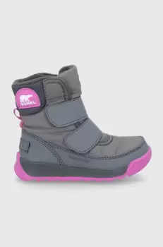 Sorel Ghete de iarna Childrens Whitney II Strap WP culoarea gri imagine