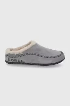 Sorel Papuci din piele intoarsa culoarea gri imagine