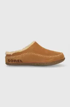 Sorel papuci din piele intoarsa Lanner Ridge culoarea maro imagine