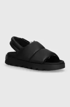 Sorel sandale de piele VIIBE SLINGBACK femei, culoarea negru, 2069941010 imagine