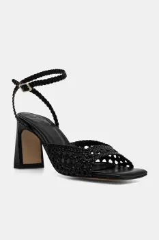 Souliers Martinez sandale cu toc din piele LEA imagine