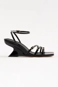 Souliers Martinez sandale wedges din piele EDEN imagine