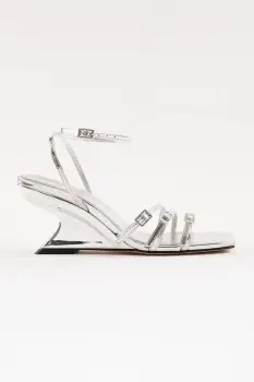 Souliers Martinez sandale wedges din piele EDEN imagine