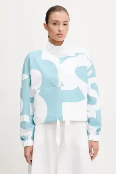 Sportalm bluza culoarea turcoaz, cu imprimeu, 400142 imagine