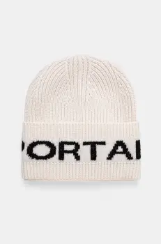 Sportalm caciula de lana culoarea alb, de lana, din tesatura neteda, 1819809716 imagine