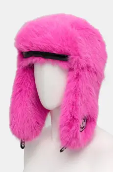 Sprayground caciula culoarea roz, din tricot gros, 910HW409NSZ imagine