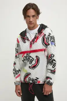 Sprayground geaca culoarea alb, de tranzitie, SP385 imagine