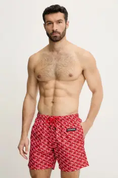 Sprayground pantaloni scurti de baie culoarea rosu, SP753RED imagine