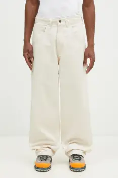 Stan Ray pantaloni de bumbac Big Job Painter culoarea bej, drept, 7051 imagine