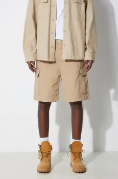 Stan Ray pantaloni scurti din bumbac Cargo culoarea bej, SS2402649 imagine