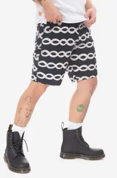 Stan Ray pantaloni scurti Painter barbati, culoarea negru SS23013BLA-BLA imagine