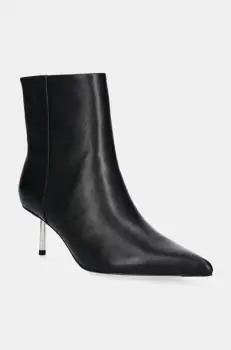 Stand Studio cizme de piele Madison Studded Boot femei, culoarea negru, cu toc cui, 66335-7770 imagine