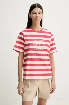 Stand Studio tricou din bumbac Hallie femei, culoarea rosu, 62205-8500 imagine