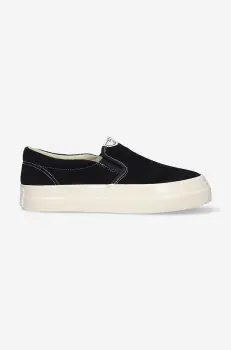 Stepney Workers Club tenisi din piele intoarsa Lister Suede culoarea negru YB03015 imagine