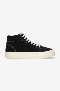 Stepney Workers Club tenisi din piele intoarsa Varden Suede culoarea negru, YB02015 imagine