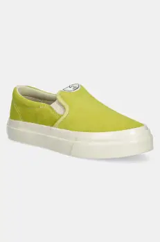 Stepney Workers Club tenisi LISTER RAW SUEDE culoarea verde, YA03234 imagine