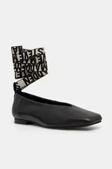 Steve Madden balerini de piele Fosse culoarea negru, SM11003263 imagine