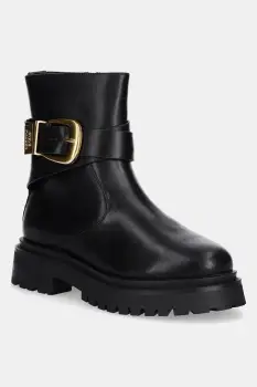 Steve Madden cizme de piele Lexs culoarea negru, cu platforma, 11003593 imagine