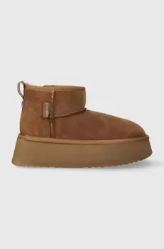 Steve Madden cizme de zapada din piele intoarsa Campfire culoarea maro, SM11002737 imagine