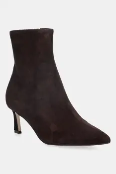 Steve Madden cizme din piele intoarsa Lulah culoarea maro, cu toc cui, 11003282 imagine