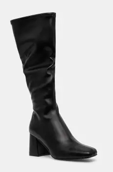 Steve Madden cizme Hauler femei, culoarea negru, cu toc drept, SM11003358 imagine