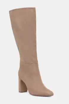 Steve Madden cizme Speedway culoarea bej, cu toc drept, 11003284 imagine