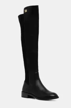 Steve Madden cizme Xcursion culoarea negru, cu toc plat, 11005010 imagine