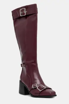 Steve Madden cizme Z-Town culoarea bordo, cu toc drept, 11004810 imagine