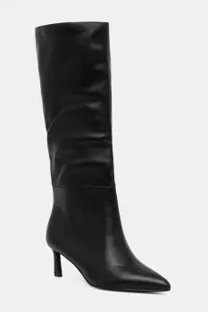 Steve Madden ghete de piele Lavan culoarea negru, cu toc cui, 11003290 imagine