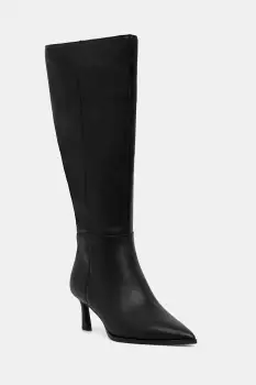 Steve Madden ghete de piele Lucid culoarea negru, cu toc cui, 11004848 imagine