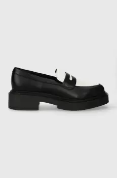 Steve Madden mocasini Charley femei, culoarea negru, cu toc plat, SM11002970 imagine