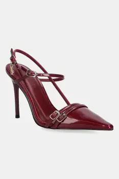 Steve Madden pantofi cu toc Deagan culoarea bordo, 11003884 imagine