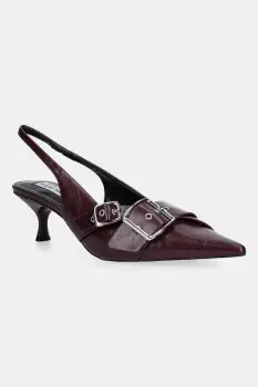 Steve Madden pantofi cu toc Lezley culoarea bordo, 11003440 imagine