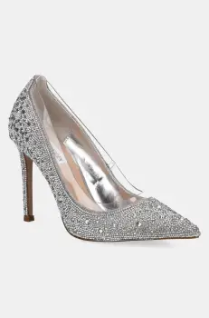 Steve Madden pantofi cu toc Lineup-R culoarea argintiu, SM11003635 imagine