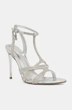 Steve Madden pantofi cu toc Scope culoarea argintiu, SM11003726 imagine