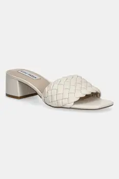 Steve Madden papuci Cellie femei, culoarea bej, cu toc drept, SM11003805 imagine