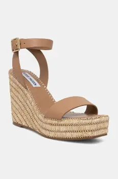 Steve Madden sandale de piele Cassie culoarea bej, SM11003372 imagine