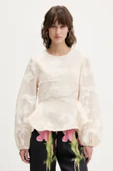 Stine Goya bluza culoarea bej, SG-AW25-T109-2442 imagine