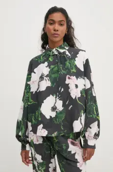 Stine Goya bluza femei, culoarea gri, modelator, SG-PS25-T004-2259 imagine