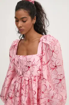 Stine Goya bluza femei, culoarea roz, modelator, SG-PS25-T018-2067 imagine