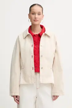 Stine Goya geaca jeans culoarea bej, de tranzitie, SG-PS26-O007-2453 imagine