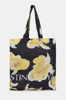 Stine Goya geanta de bumbac culoarea galben, SG-PS26-A016-2285 imagine