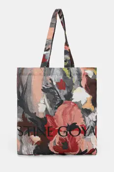 Stine Goya geanta de bumbac culoarea gri, SG-PS26-A016-2285 imagine