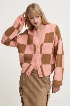 Stine Goya pulover din amestec de lana femei, culoarea roz, SG5942 imagine